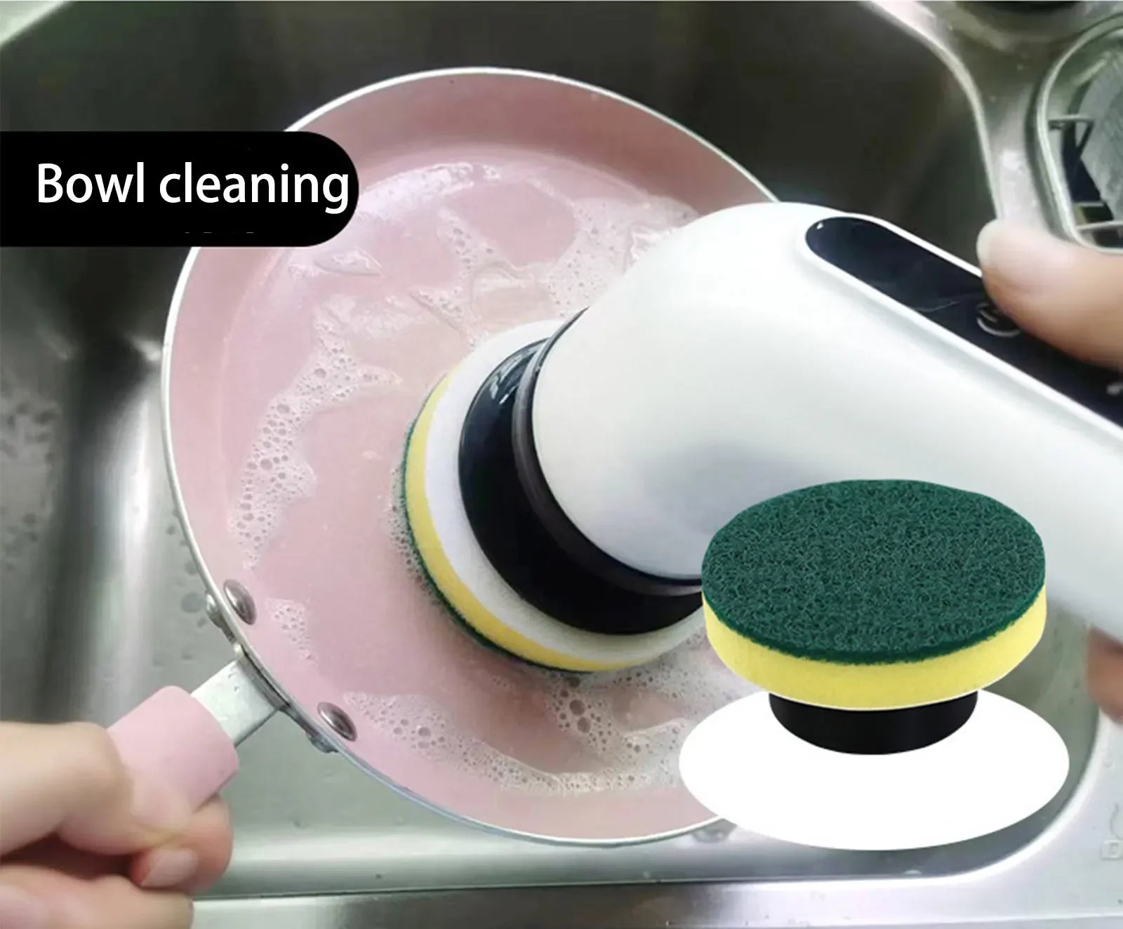 Electric Cleaning Brush 9 in 1 2000 mAh , Cleaning Tool for Living Room, Bathroom and Kitchen